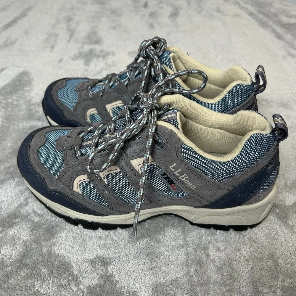 L.L. Bean Tek 2.5 Hiking Shoes Women's Size 8 Medium Vibram Low Top Waterproof